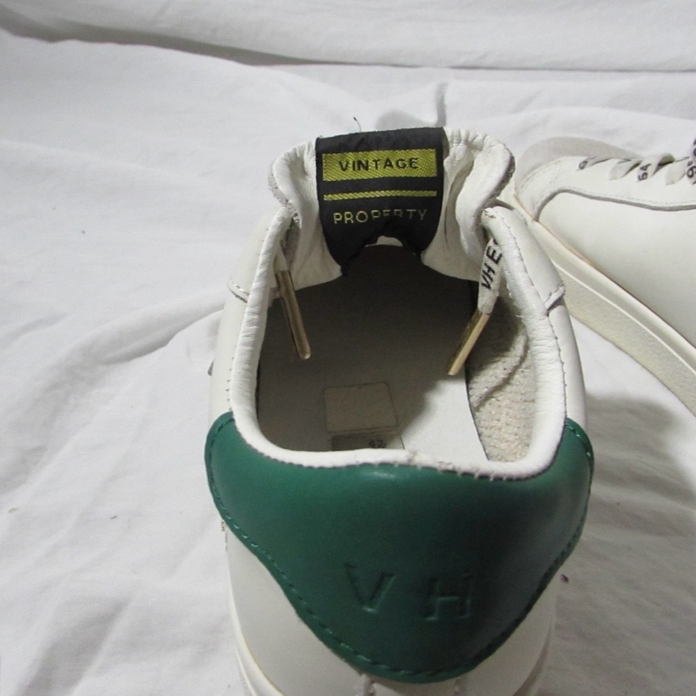 Vintage Havana White Sneakers with Green Accent - Picture 7 of 9